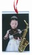 Picture Frame Ornament with Saxophone